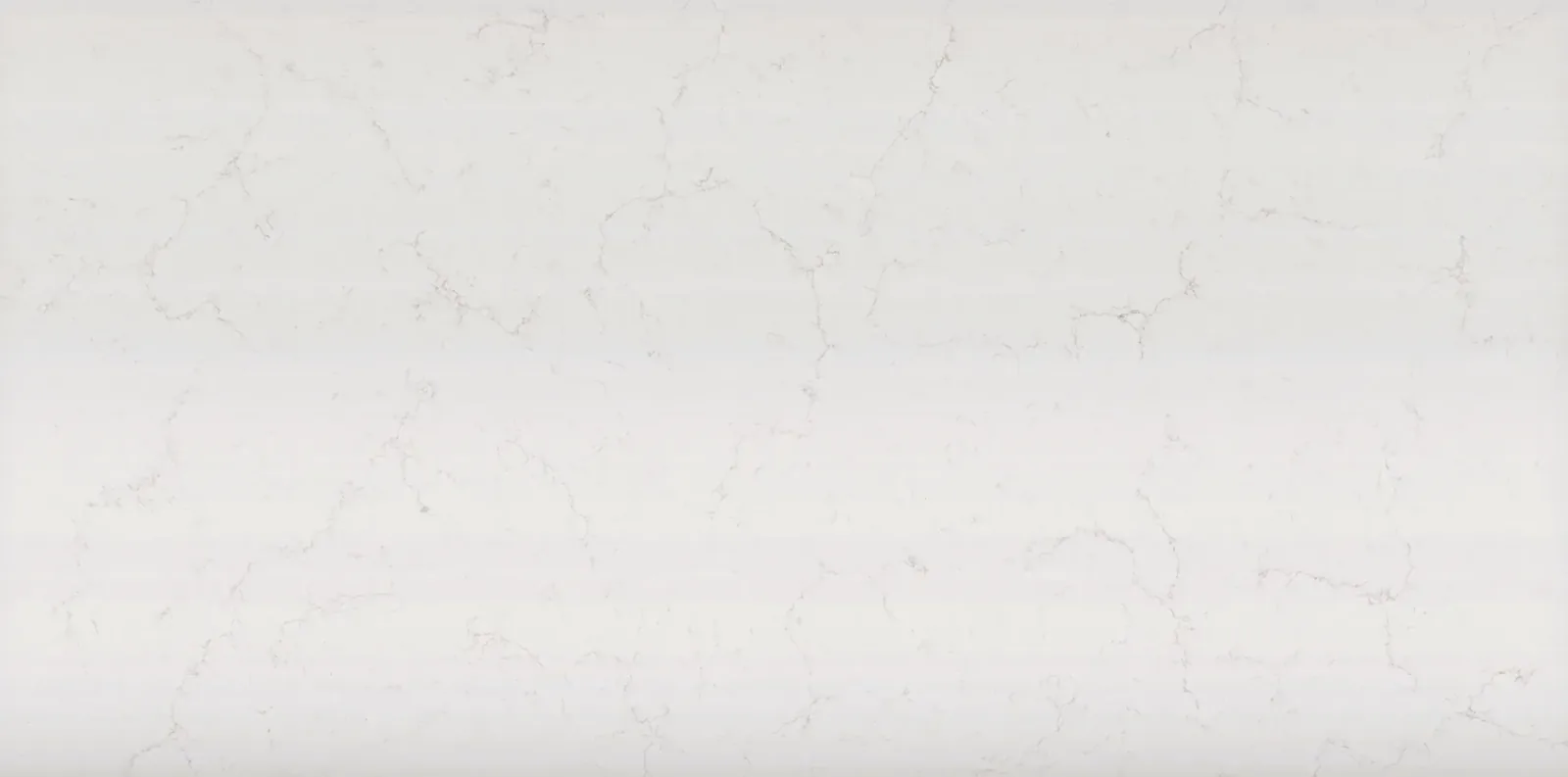 Plan de travail Brachot Blanco Mist, quartz blanc à fin veinage gris-brun