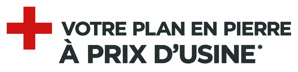 Votre plan en pierre à prix d’usine
