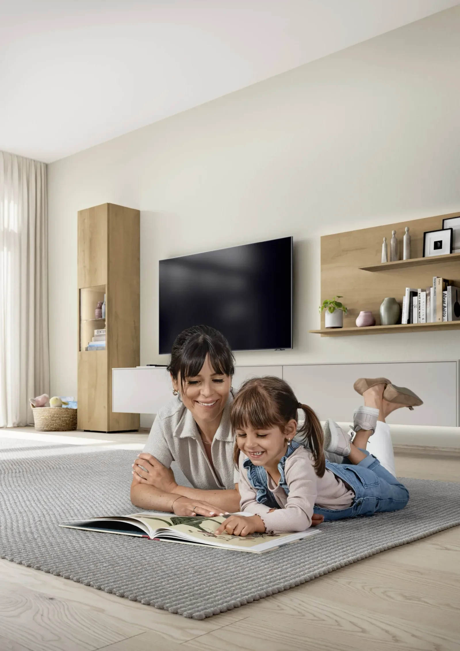 meuble tv moderne dans salon